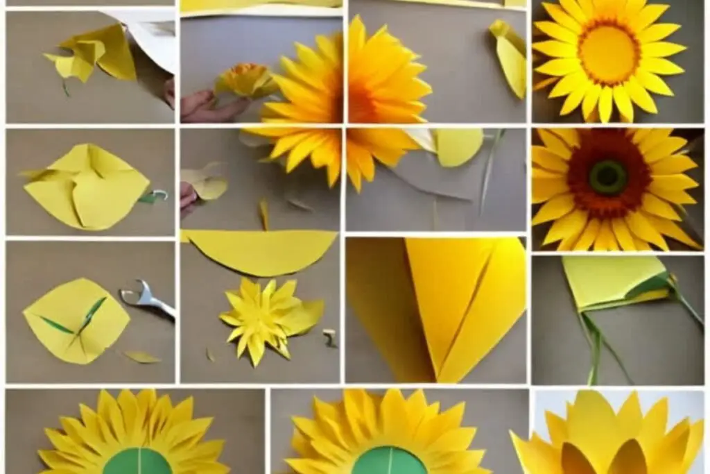 How to Make a Paper Sunflower: Easy Craft Tutorial