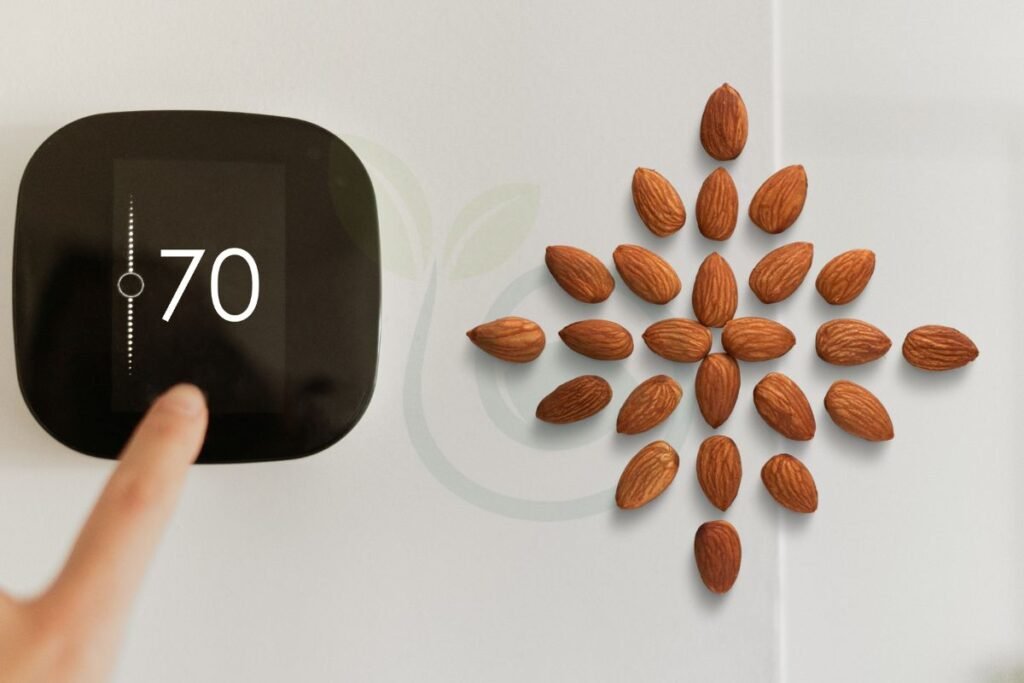 Temperature Control of almonds