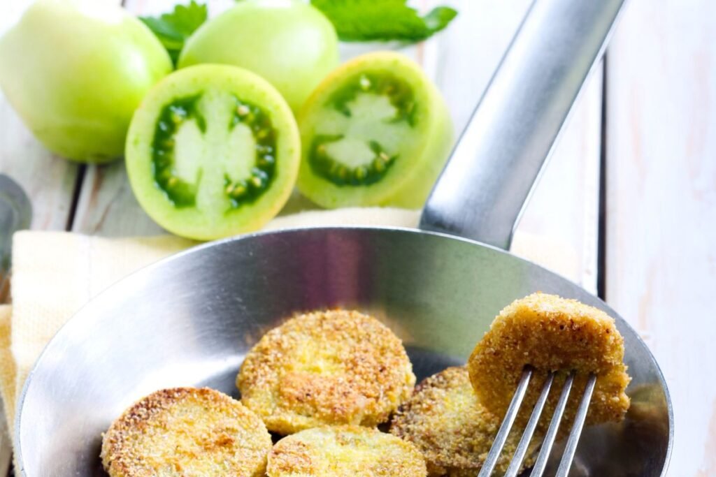 Freezing Method for Fried Green Tomatoes