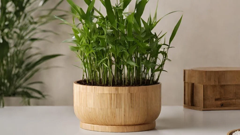 Container for Bamboo Plant