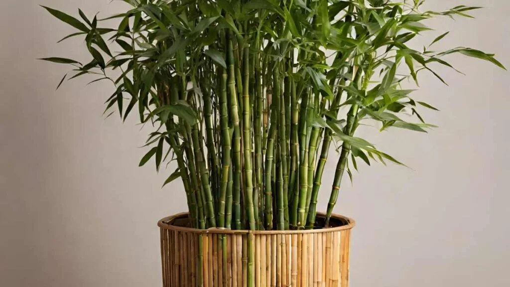 Container for Bamboo Plant