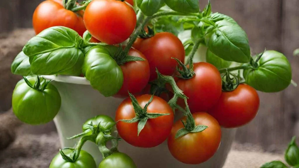 Grow Tomatoes With Basil