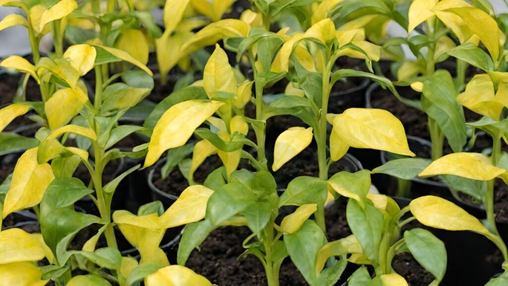Other Nutrient Shortages of Pepper Seedlings