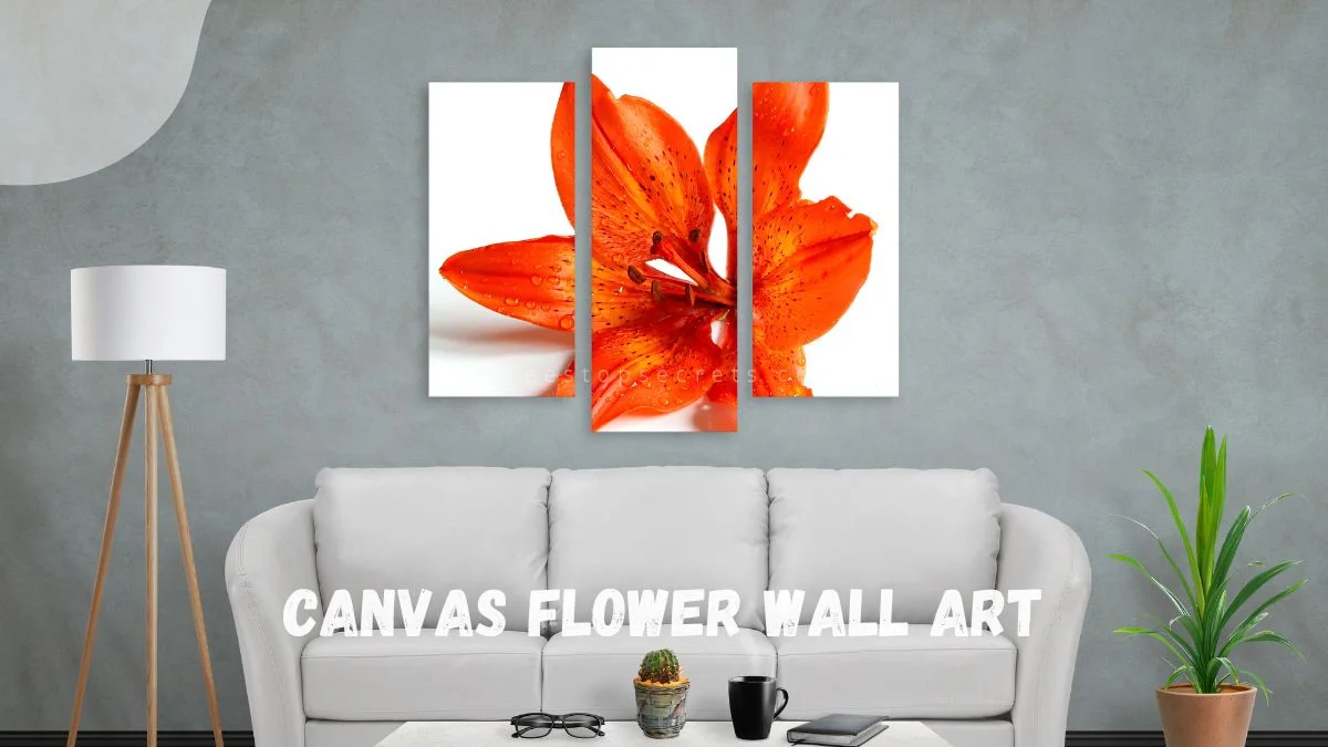 Canvas Flower Wall Art: Floral Prints & DIY Projects