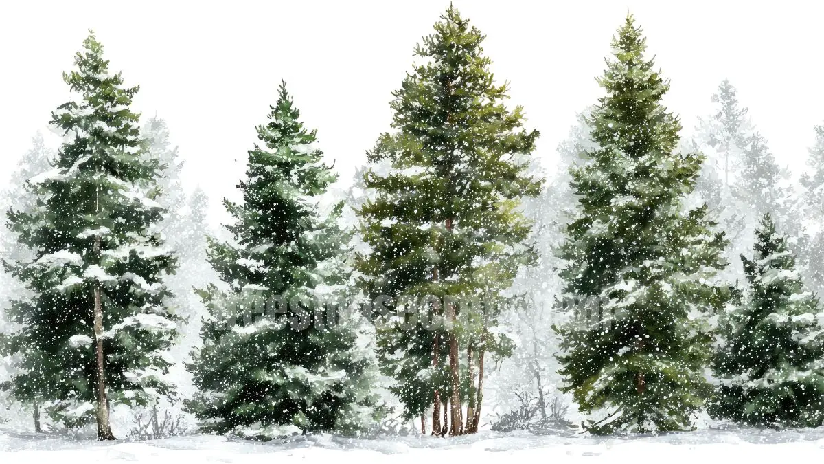 15 Fast Growing Trees for Privacy (With Growth Rates & Pictures) 8 eastern white pine trees forming a tall evergreen privacy screen